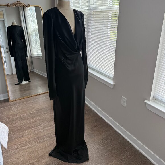 Sans Faff Anna Cowl Evening Dress (from Retrofete) *SOLD OUT IN STORES* - Picture 2 of 4